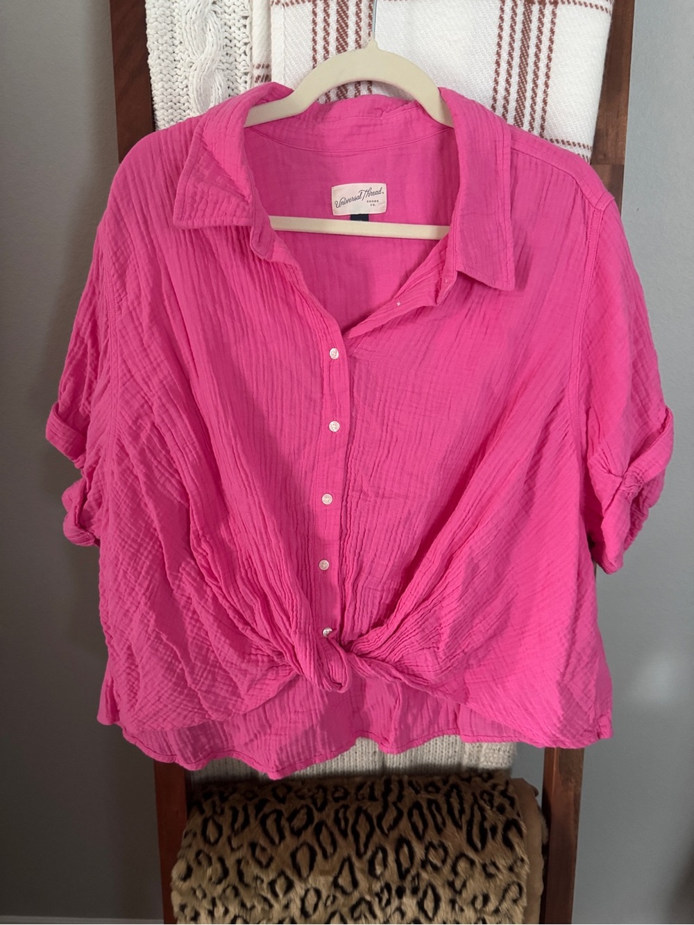 100% cotton pink top